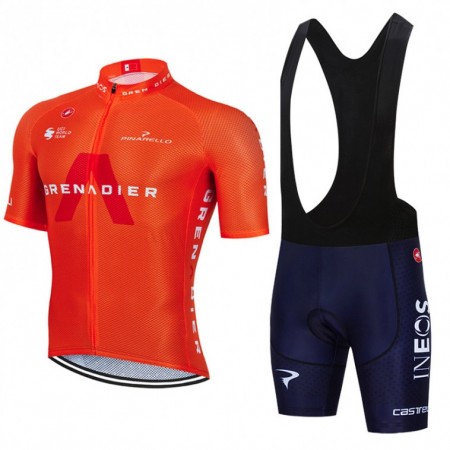 Tenue Maillot + Cuissard à Bretelles 2021 Ineos Grenadiers N002